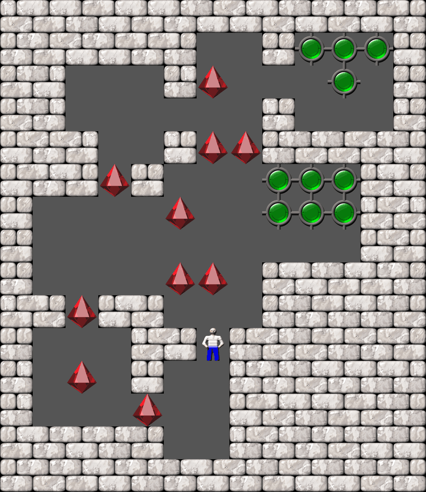 Сокобан More Bugs collections уровень 332